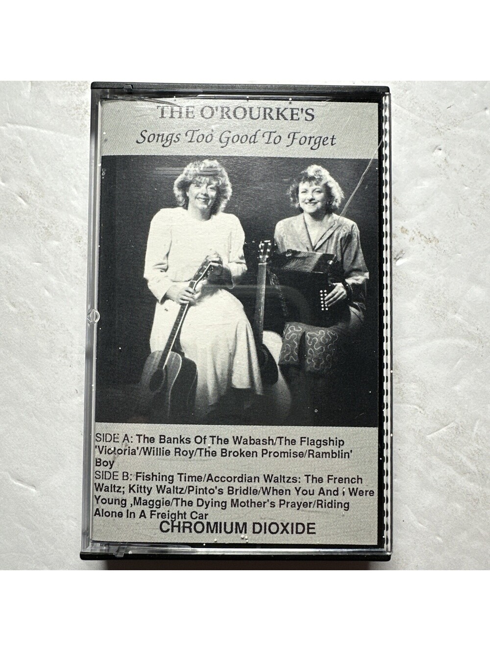 The O'Rourkes Songs Too Good To Forget Cassette 1987 Newfoundland Folk RARE
